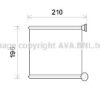 AVA QUALITY COOLING AI6385 Heat Exchanger, interior heating